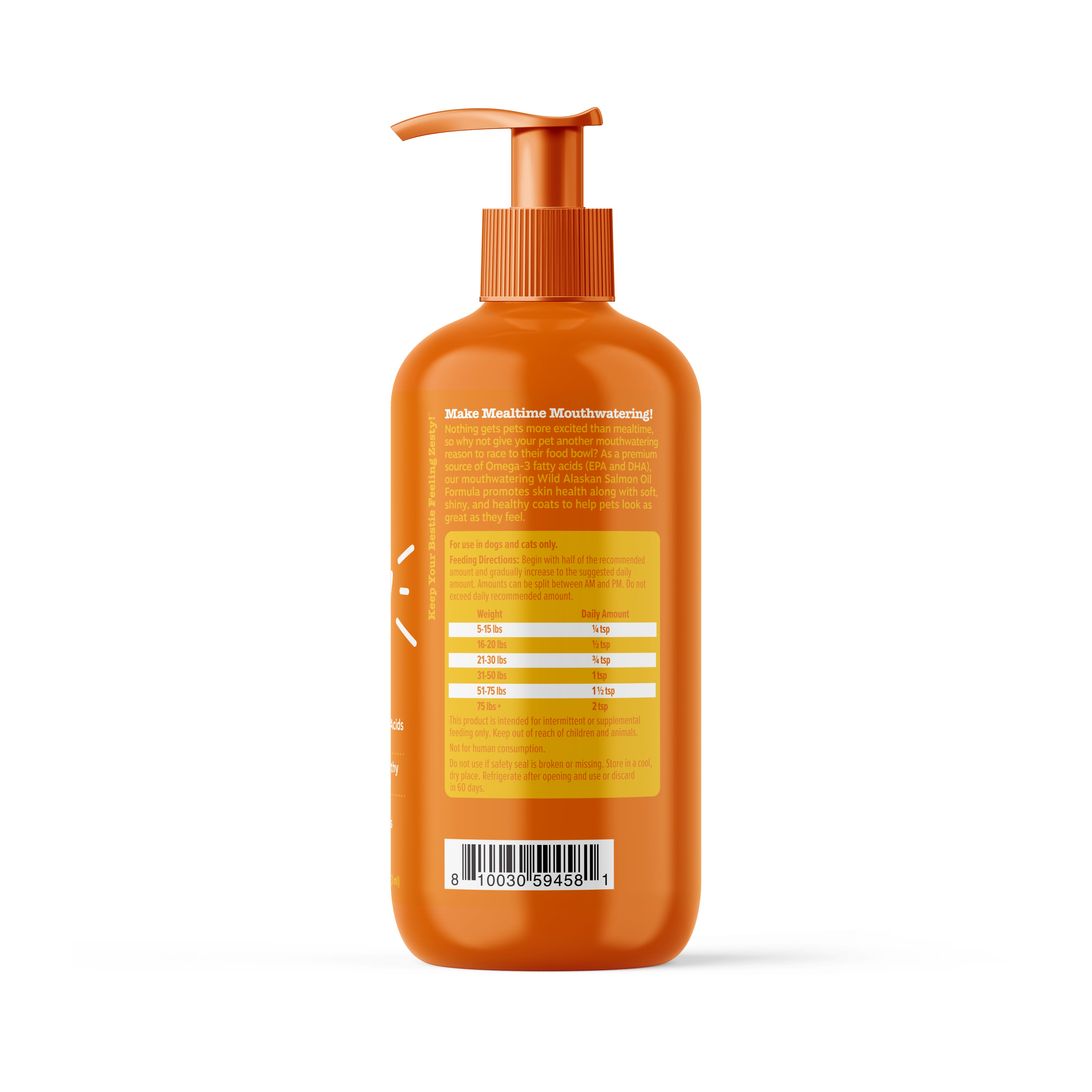 Wild Alaskan Salmon Oil Formula for Dogs & Cats